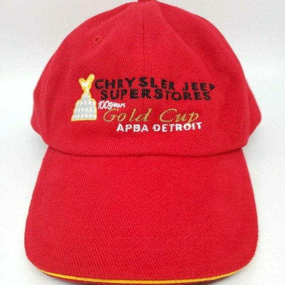 APBA Detroit Chrysler Jeep Superstore Gold Cup 100 Years Hat/Cap - Picture 1 of 12